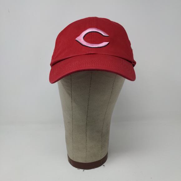 Nike Team MLB Cincinnati Reds Slideback Hat Embroidered Logo Swoosh SEE DESC - Picture 2 of 13